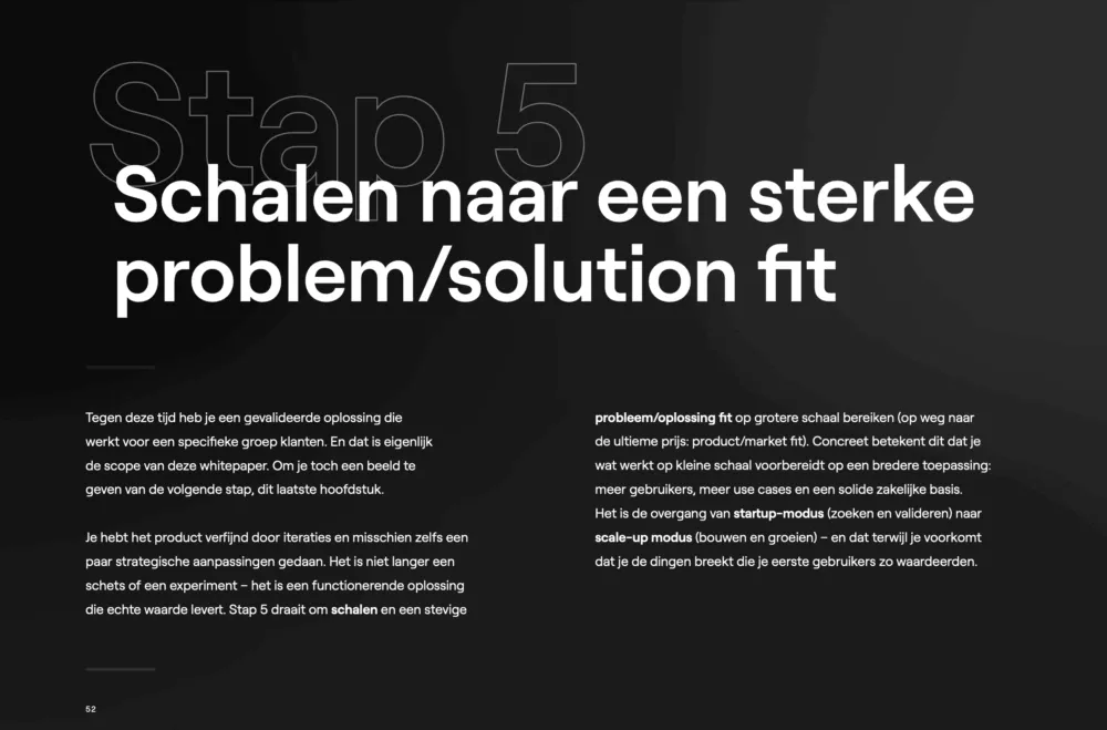 De Nederlandse tekst in groot lettertype luidt: